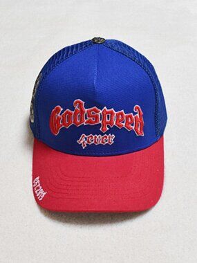 Godspeed Fever Blue and Red Mesh Trucker Hat
